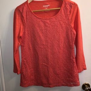 Sale 🎈3/$20 NWOT Old Navy Lace Front Shirt size SP